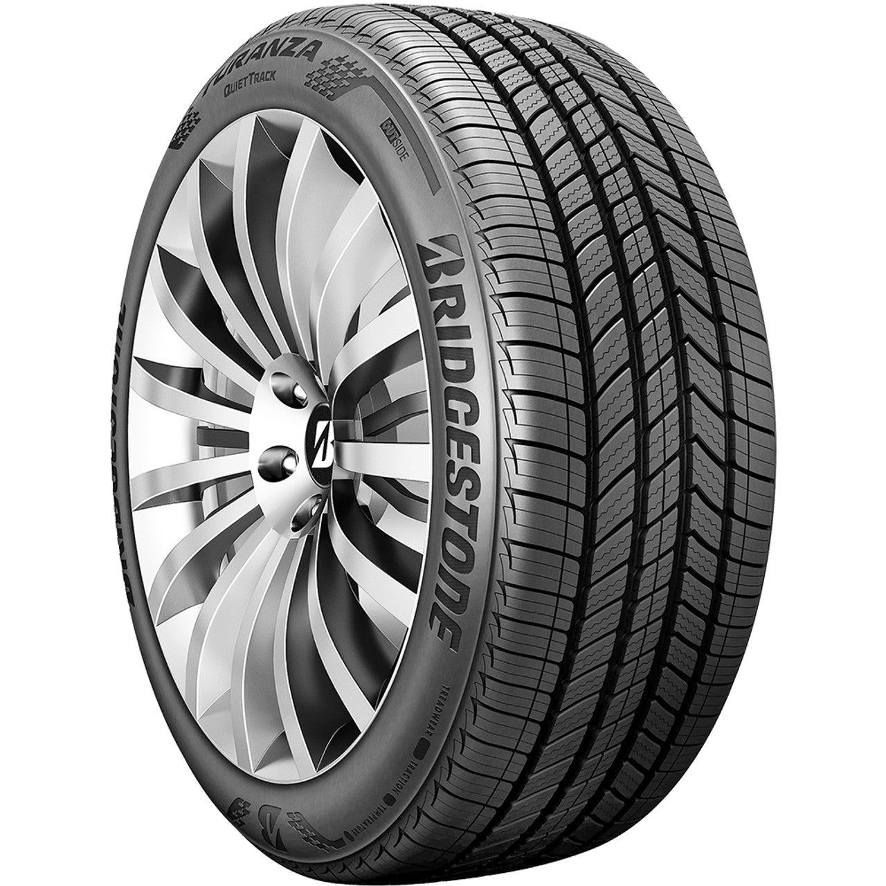 Bridgestone Turanza QuietTrack All-Season Tire - 205/55R16 91V